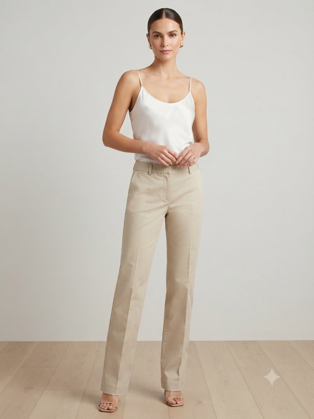 Trina Turk Sand Straight-Leg Pants for Women